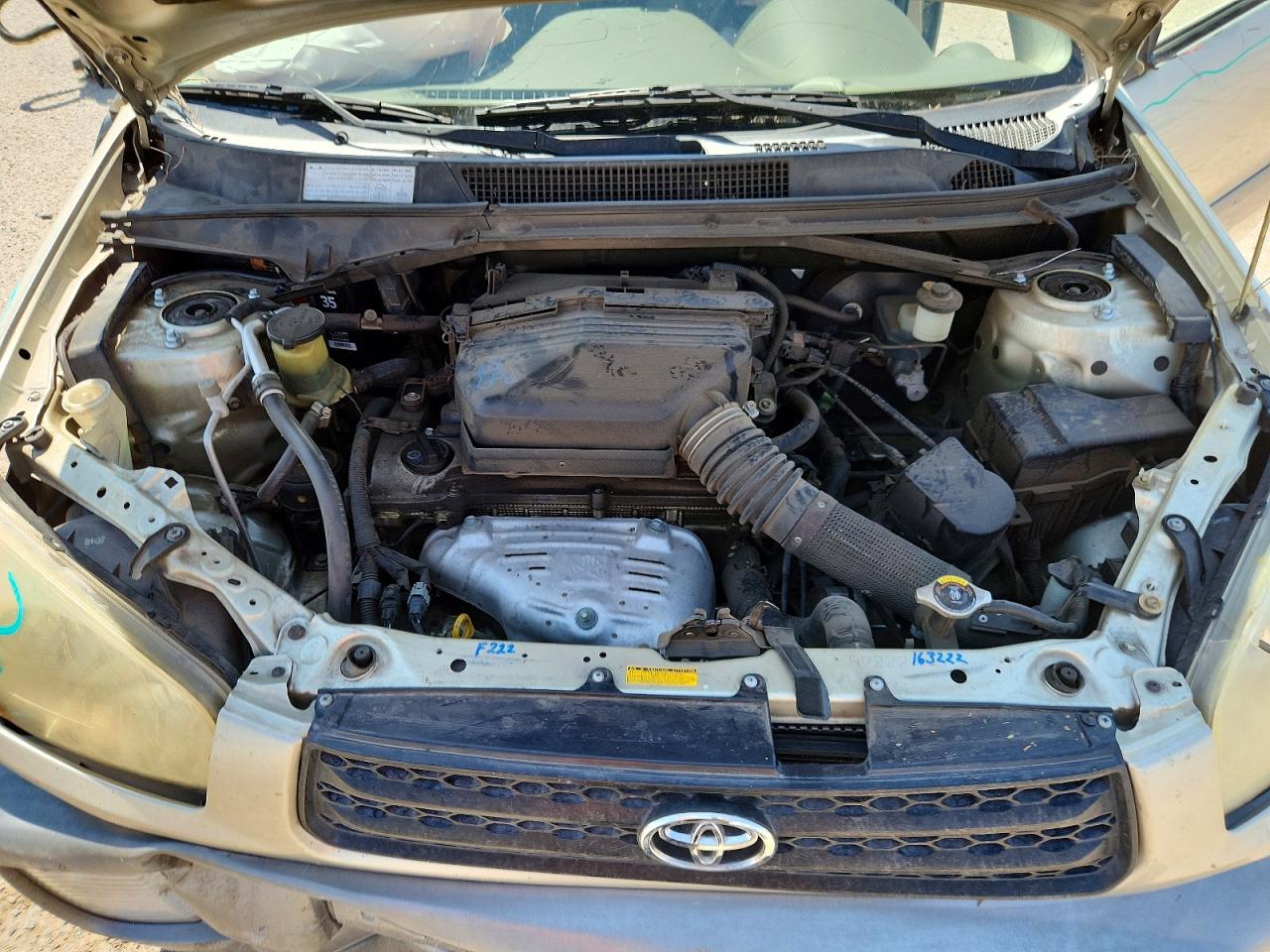 2003 Toyota Rav4 Base Silver vin: JTEGH20V130109338