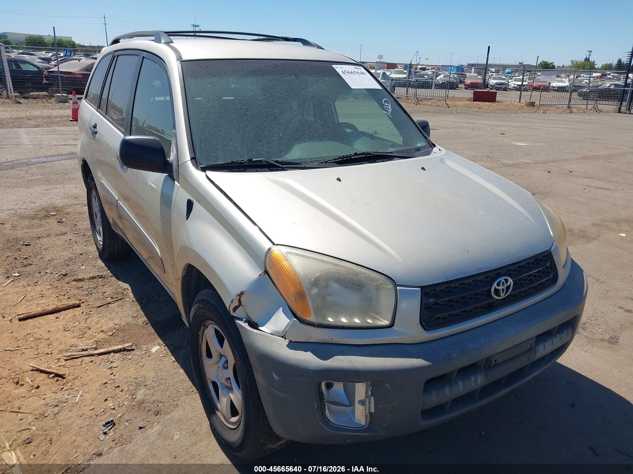 2003 Toyota Rav4   Gold vin: JTEGH20V130111932