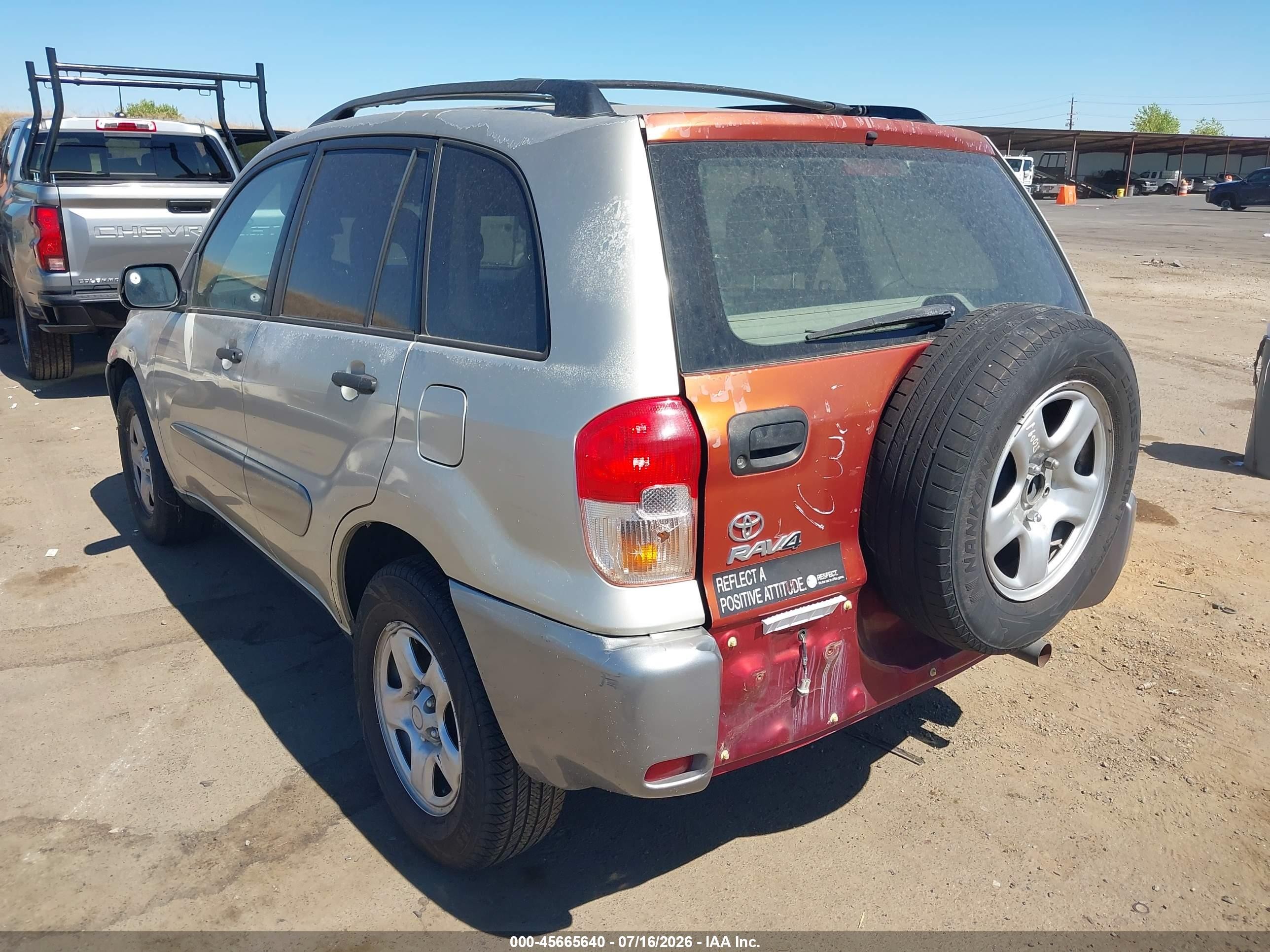 2003 Toyota Rav4   Gold vin: JTEGH20V130111932