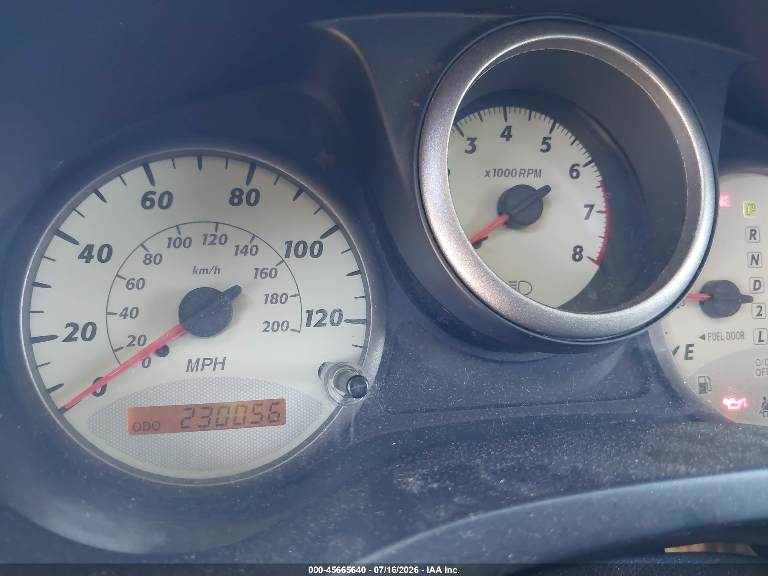 2003 Toyota Rav4   Gold vin: JTEGH20V130111932