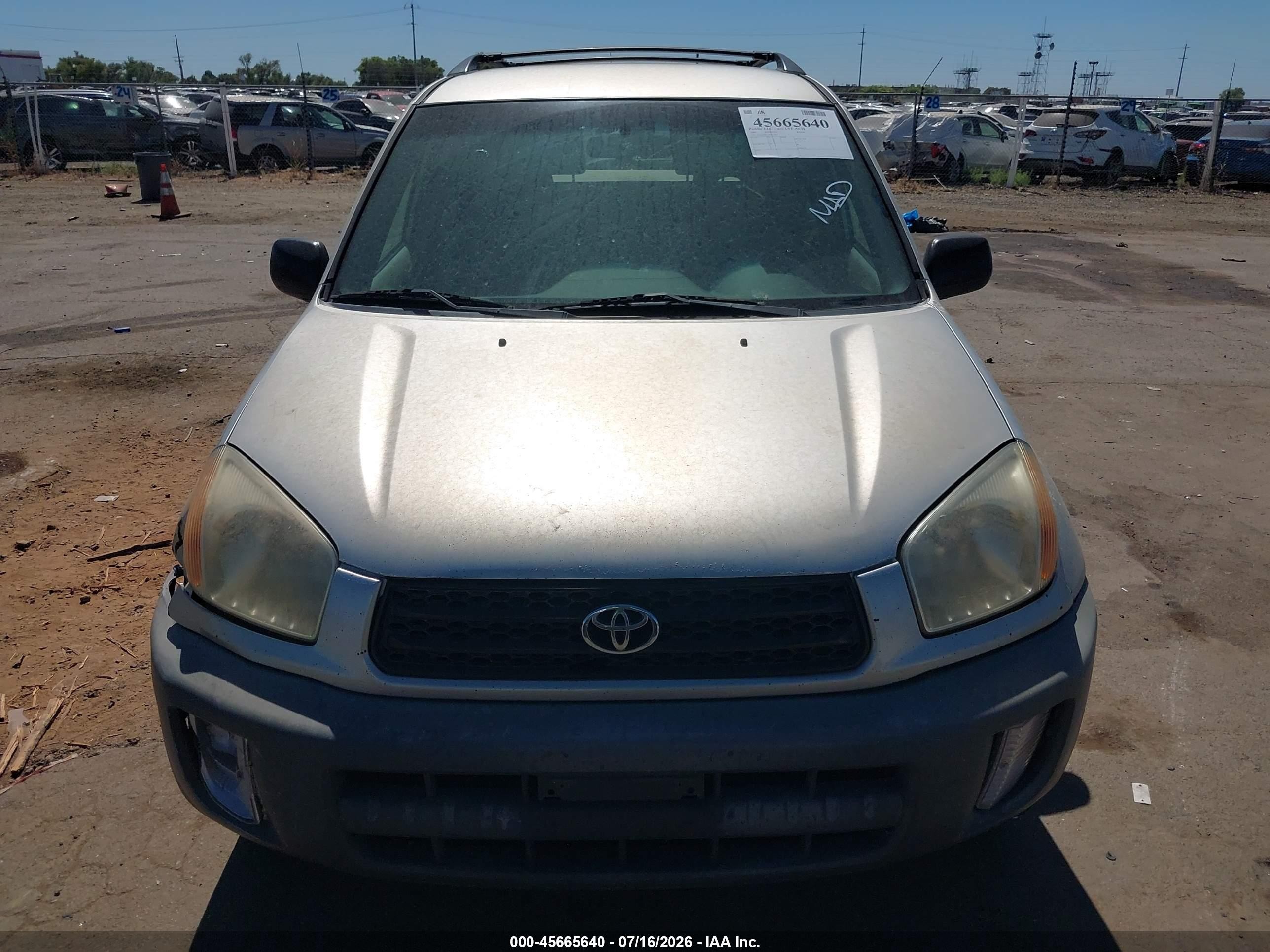 2003 Toyota Rav4   Gold vin: JTEGH20V130111932