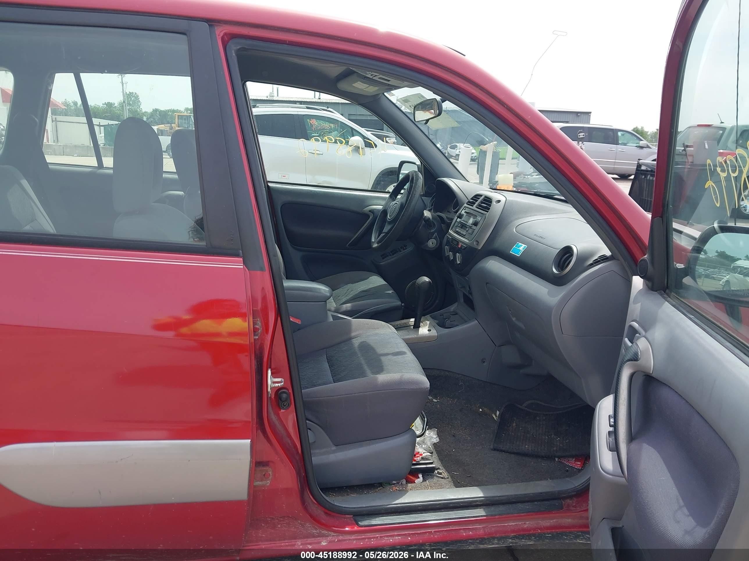 2003 Toyota Rav4   Red vin: JTEGH20V130118590