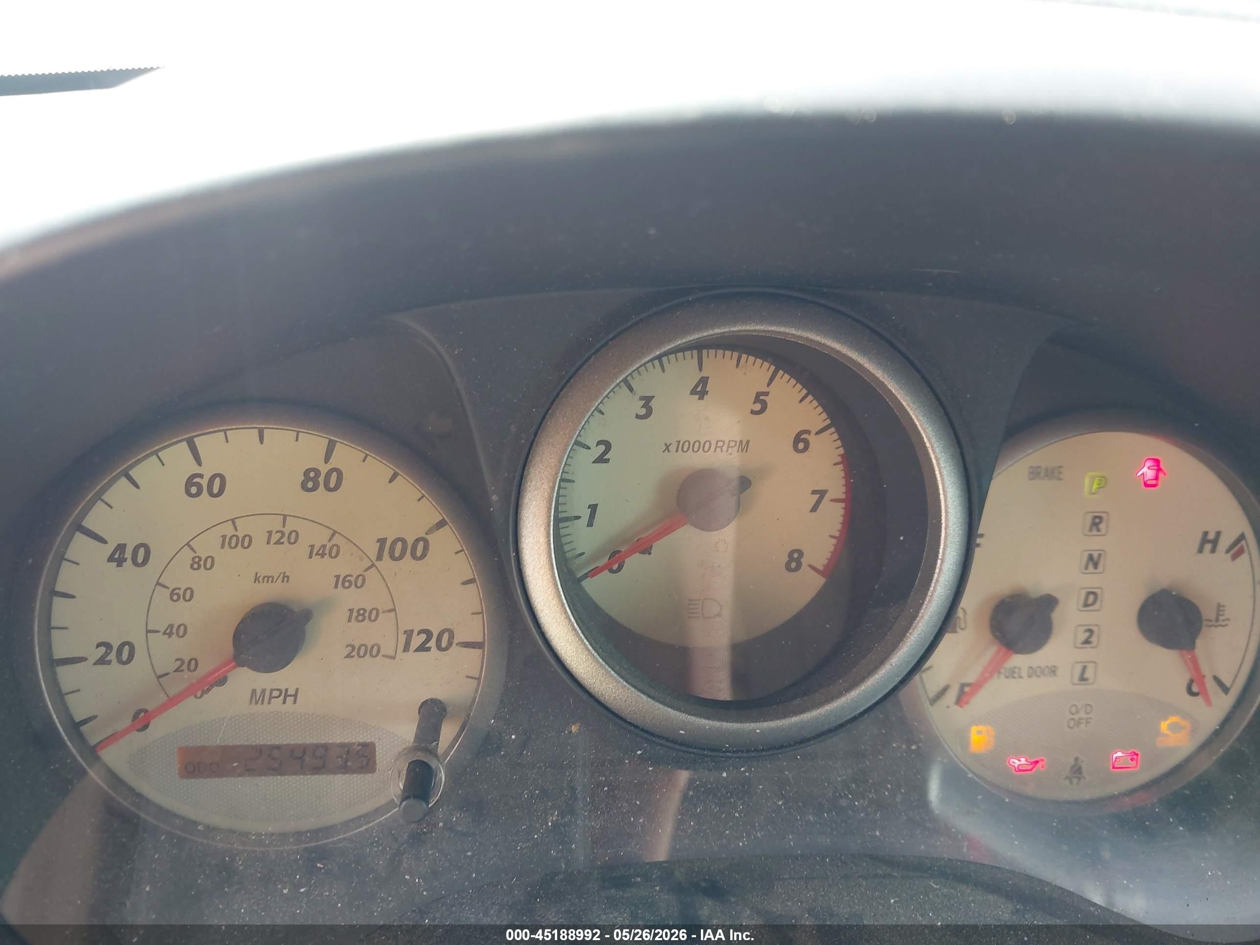 2003 Toyota Rav4   Red vin: JTEGH20V130118590