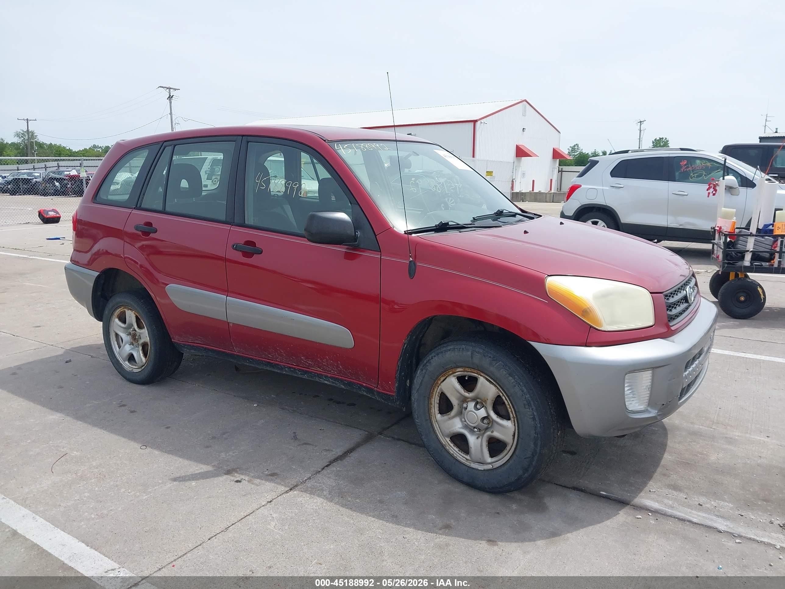 2003 Toyota Rav4   Red vin: JTEGH20V130118590