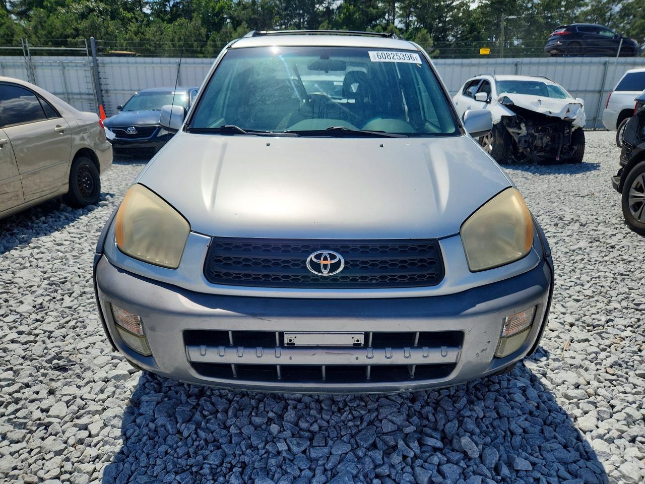 2001 Toyota Rav4 Base Silver vin: JTEGH20V210022898