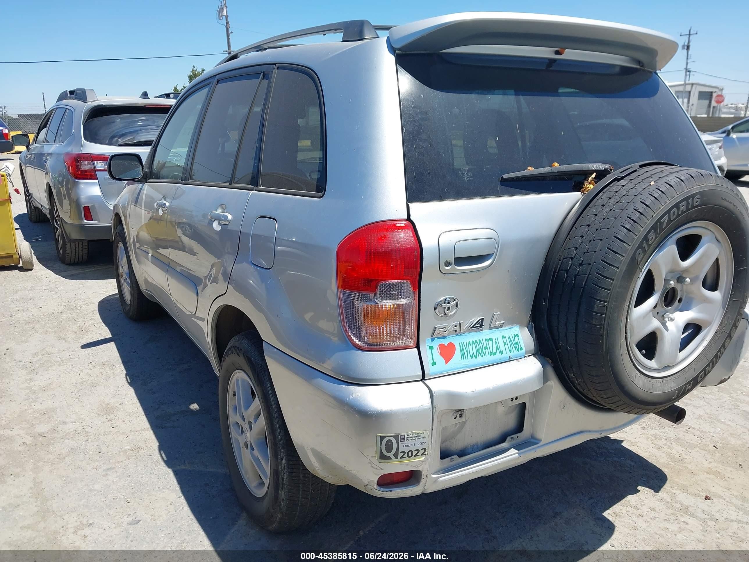 2002 Toyota Rav4   Silver vin: JTEGH20V220048581