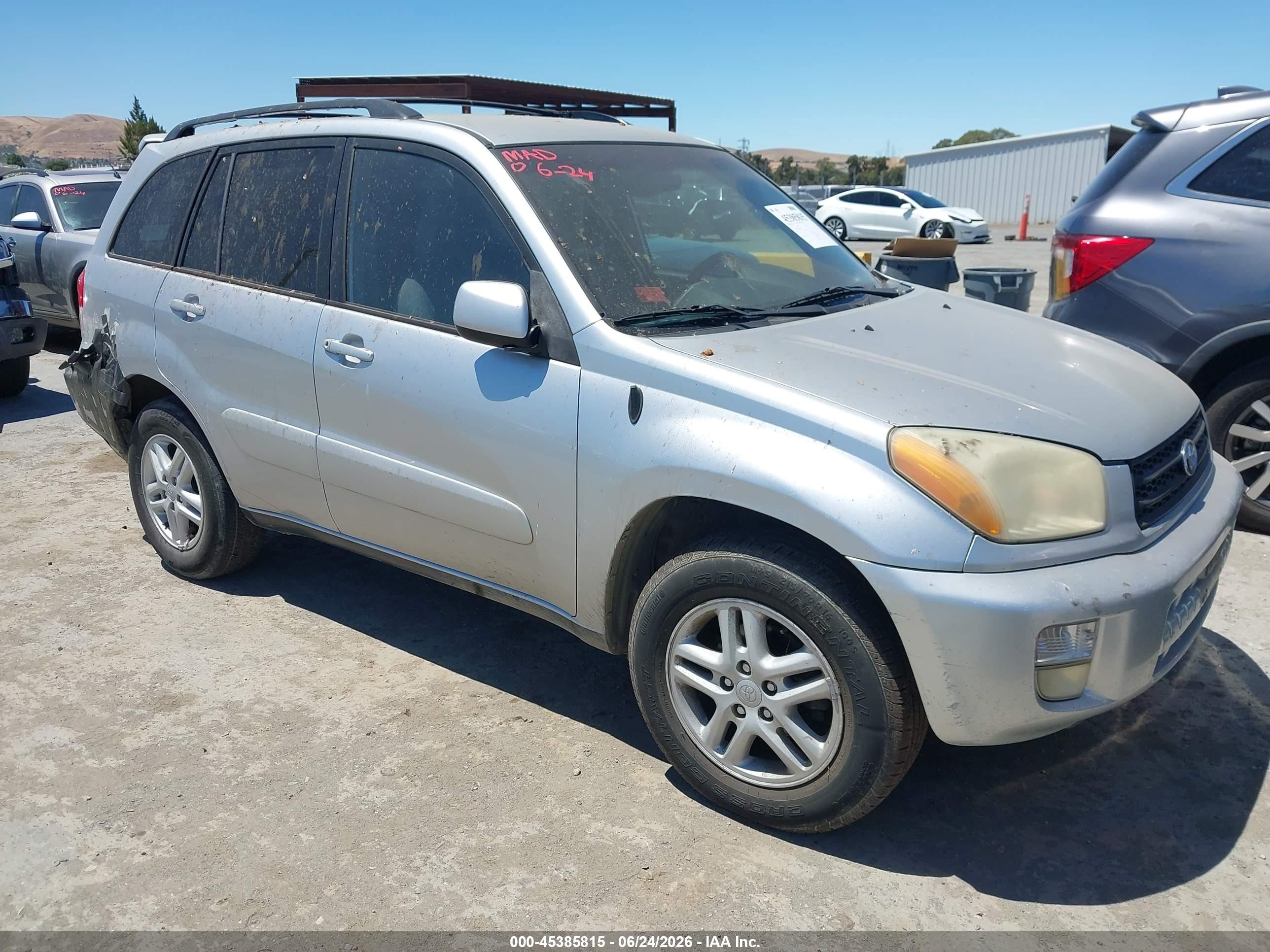 2002 Toyota Rav4   Silver vin: JTEGH20V220048581
