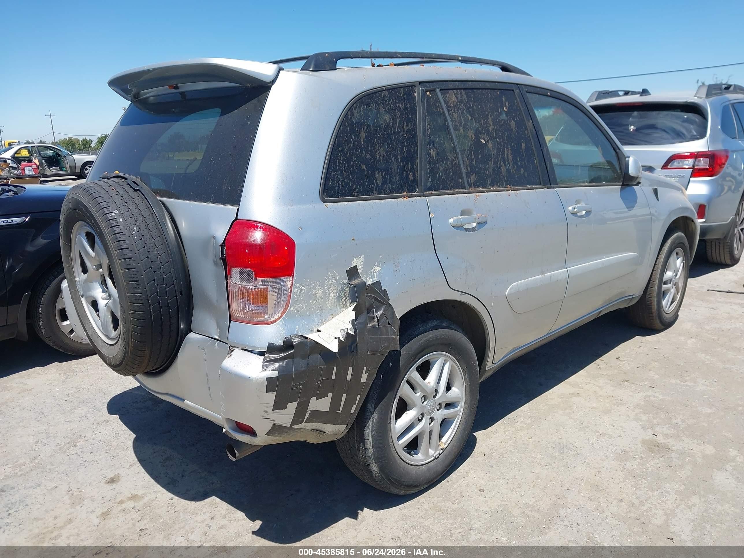 2002 Toyota Rav4   Silver vin: JTEGH20V220048581