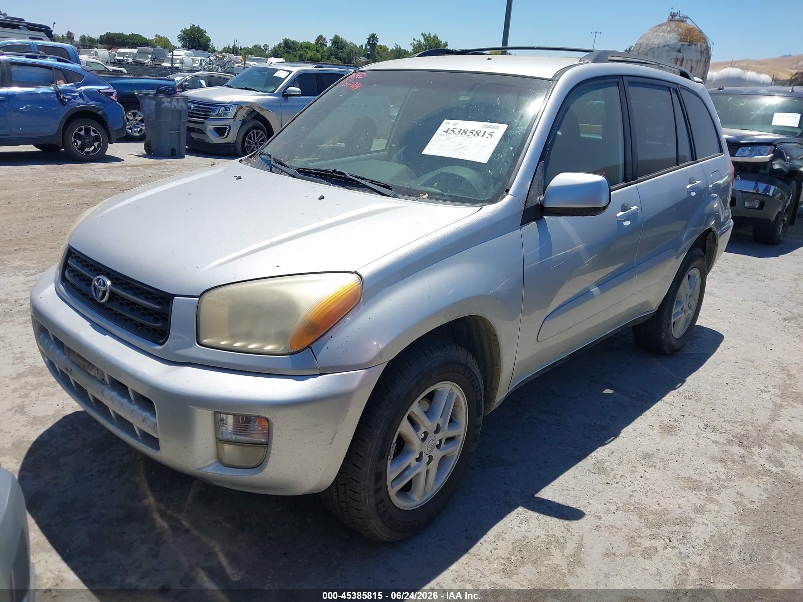 2002 Toyota Rav4   Silver vin: JTEGH20V220048581
