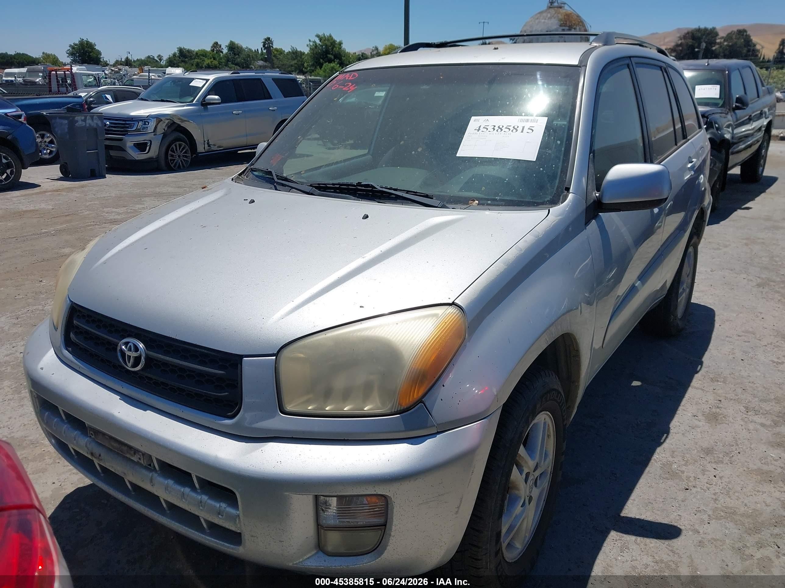 2002 Toyota Rav4   Silver vin: JTEGH20V220048581