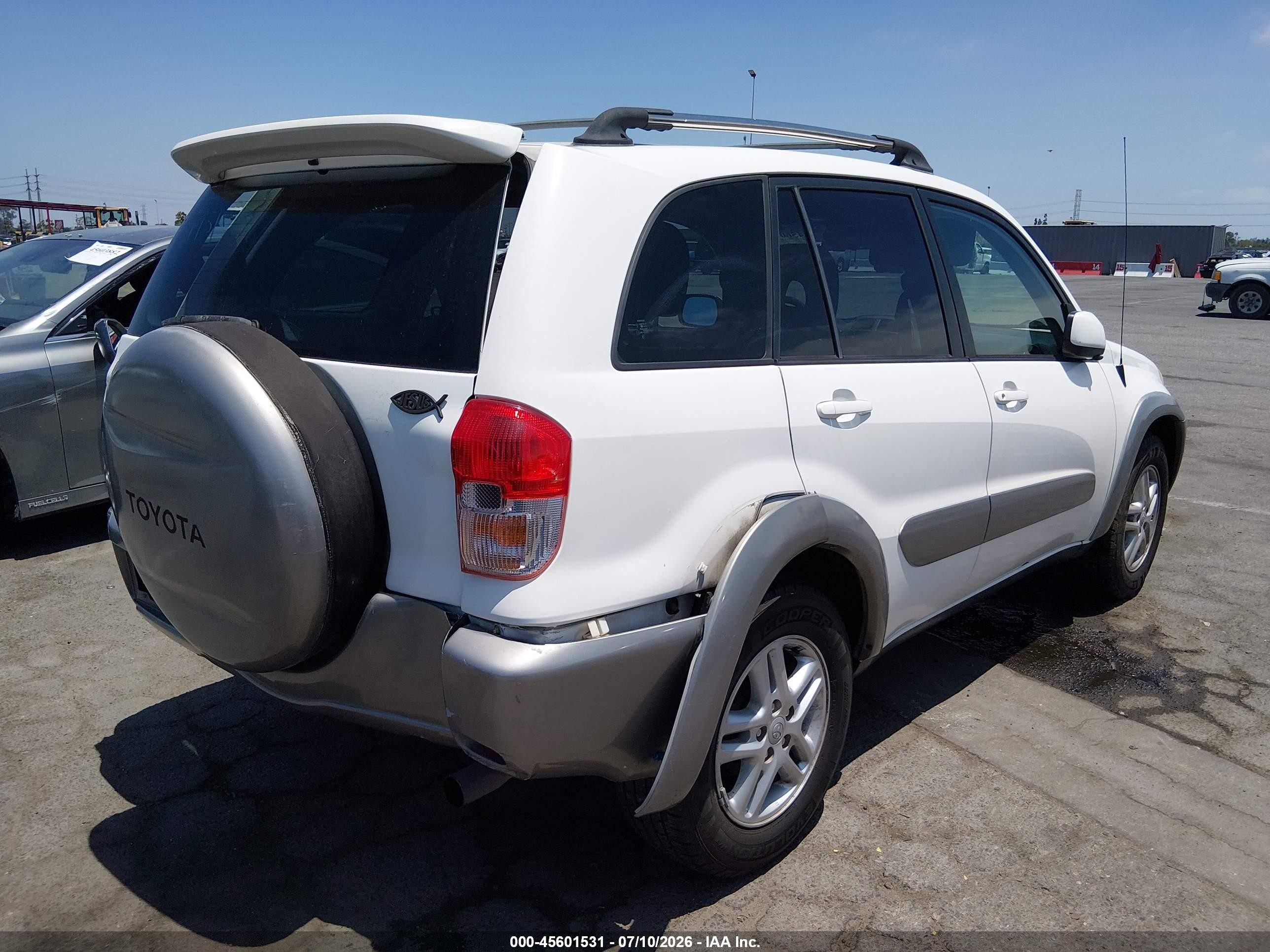 2003 Toyota Rav4   White vin: JTEGH20V230086703