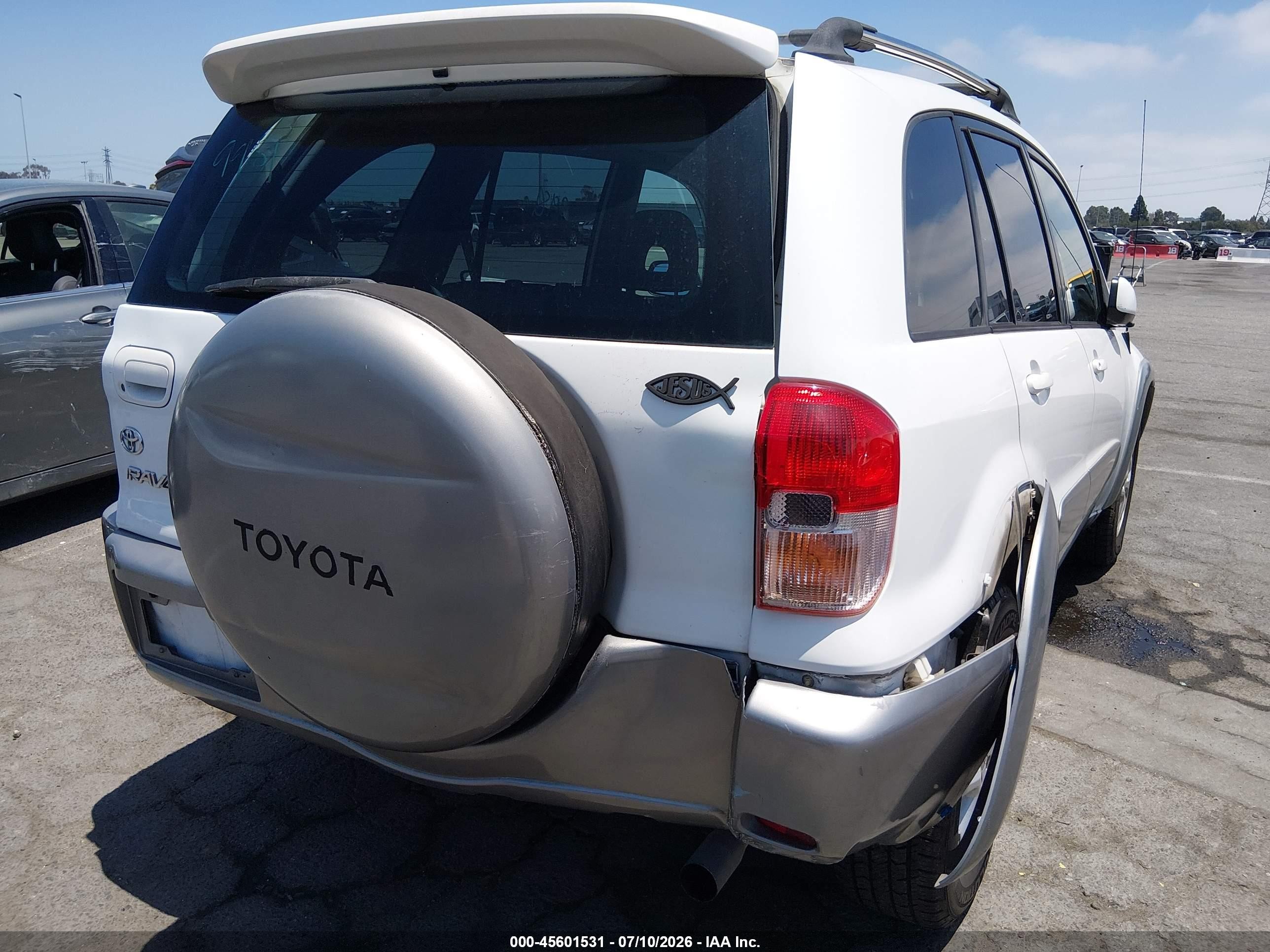 2003 Toyota Rav4   White vin: JTEGH20V230086703