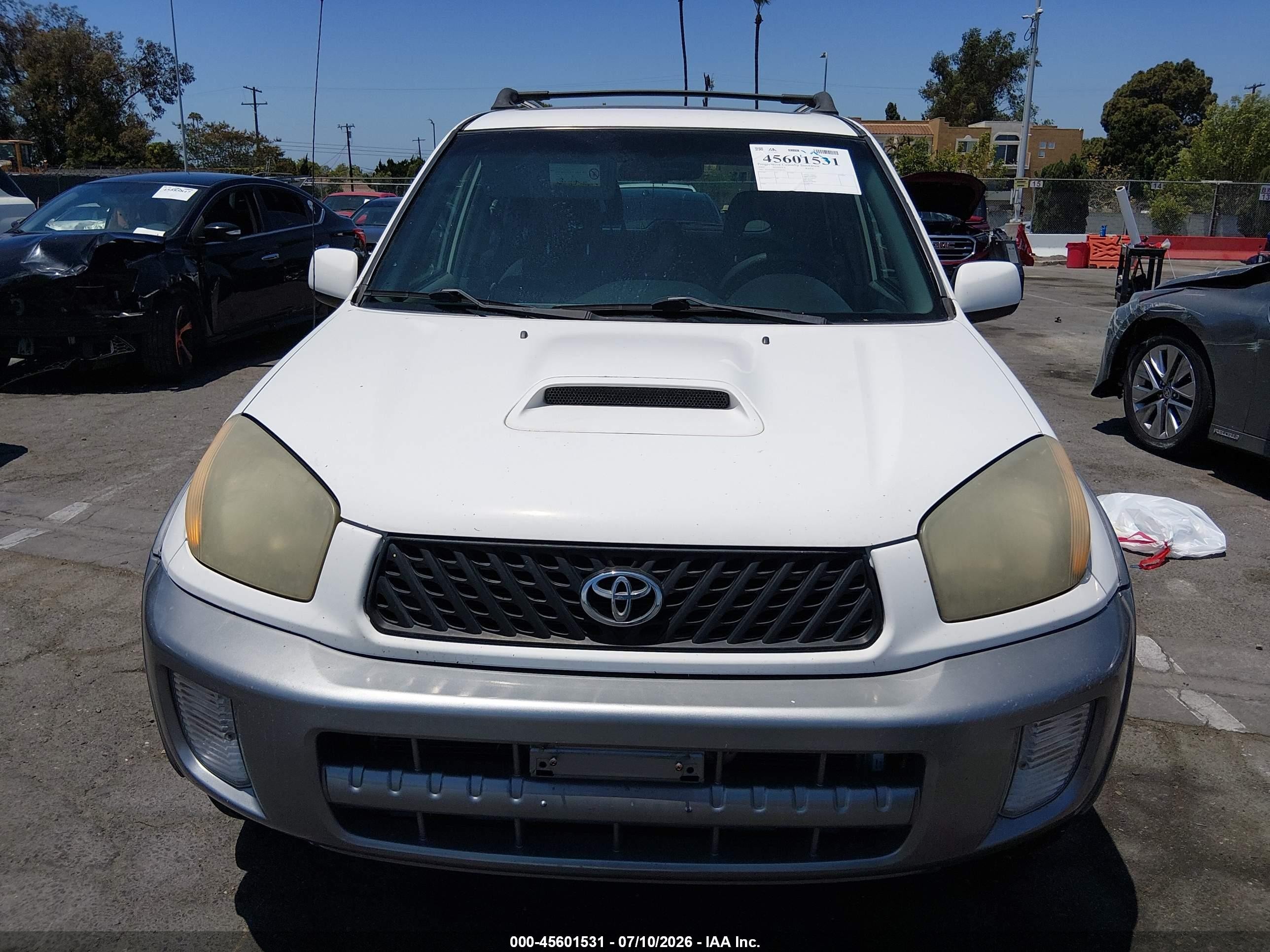 2003 Toyota Rav4   White vin: JTEGH20V230086703