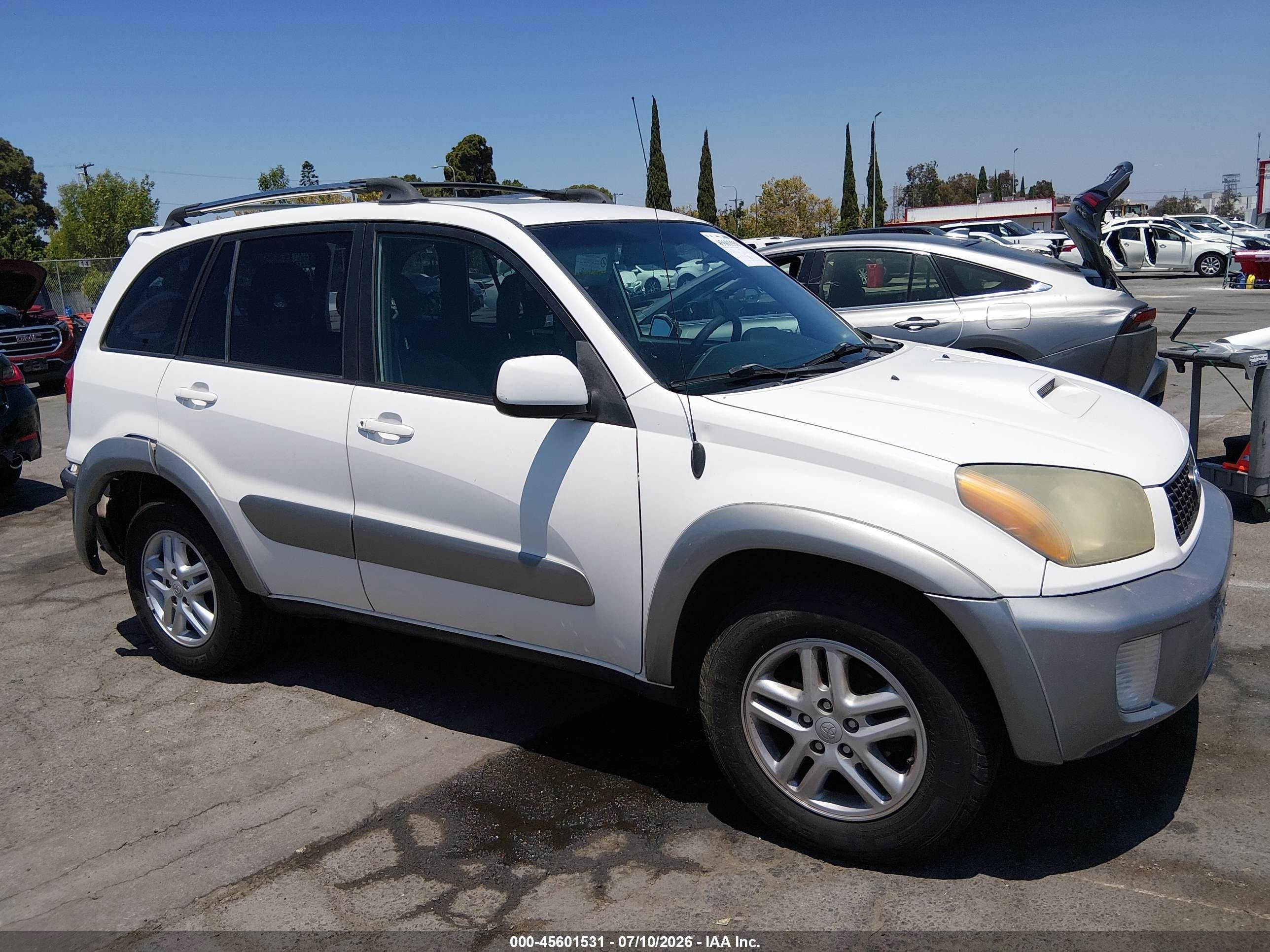 2003 Toyota Rav4   White vin: JTEGH20V230086703