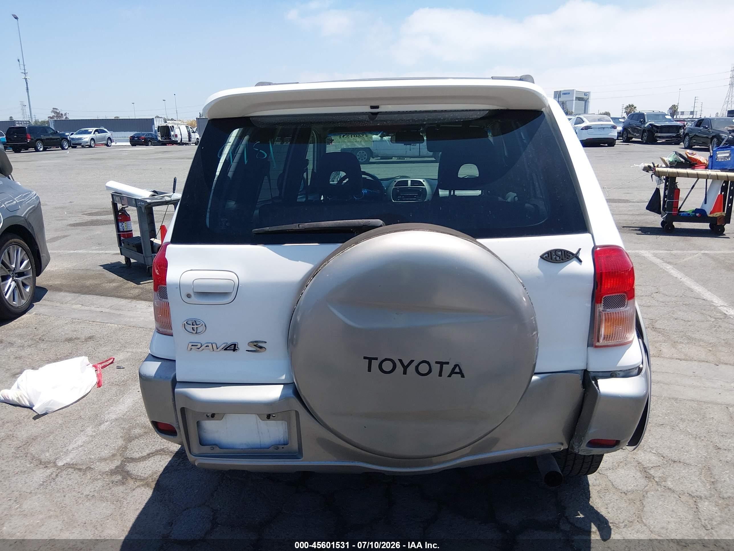 2003 Toyota Rav4   White vin: JTEGH20V230086703