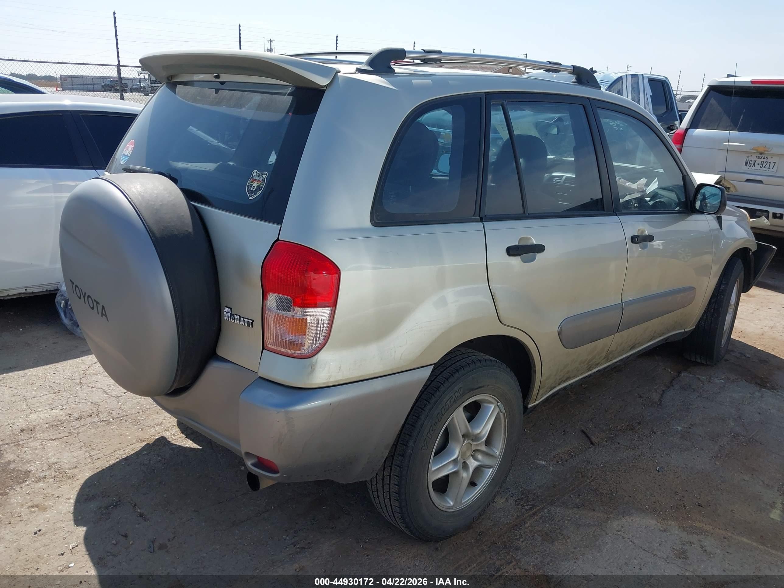 2003 Toyota Rav4   Champagne vin: JTEGH20V230109283