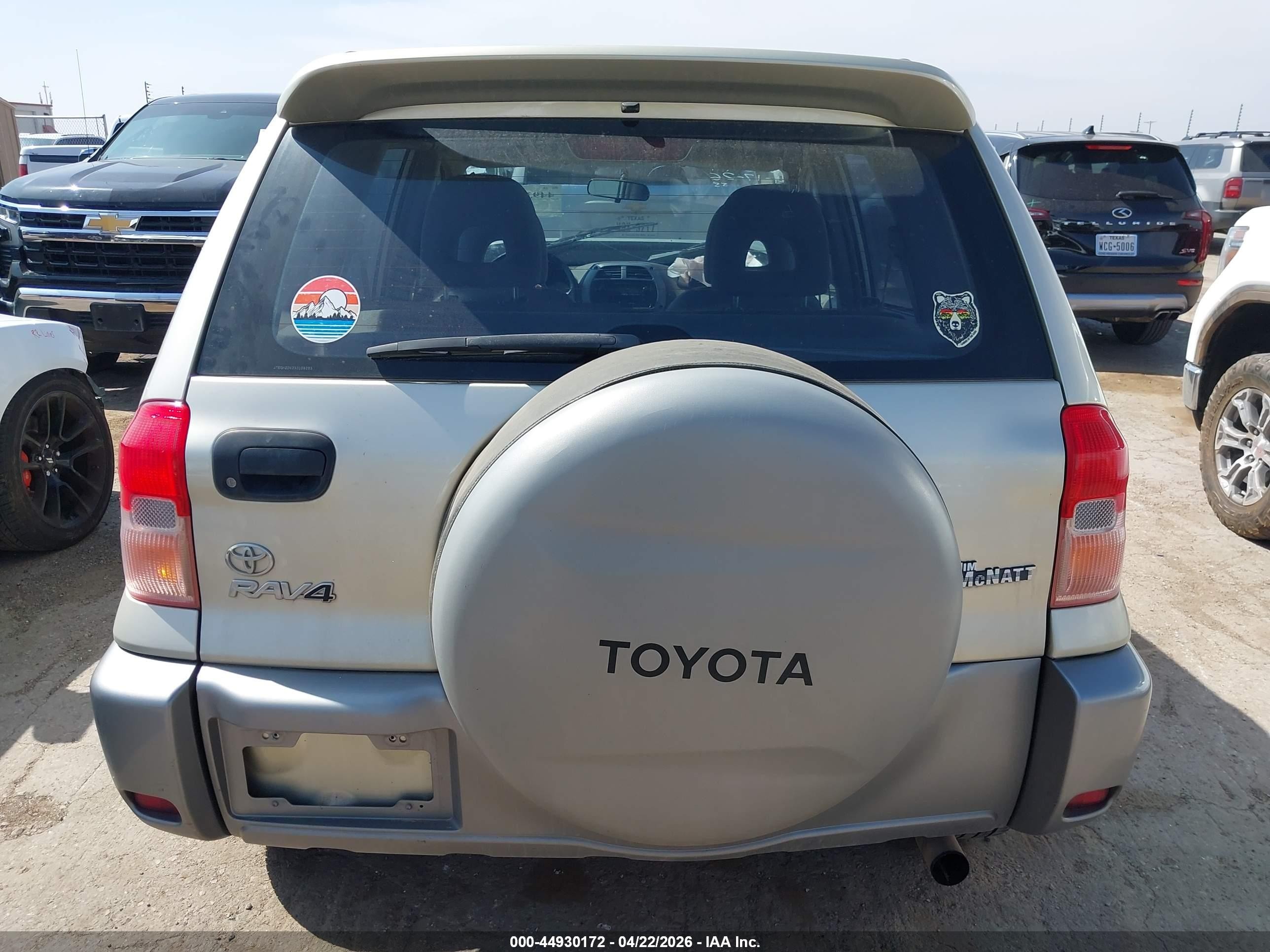 2003 Toyota Rav4   Champagne vin: JTEGH20V230109283