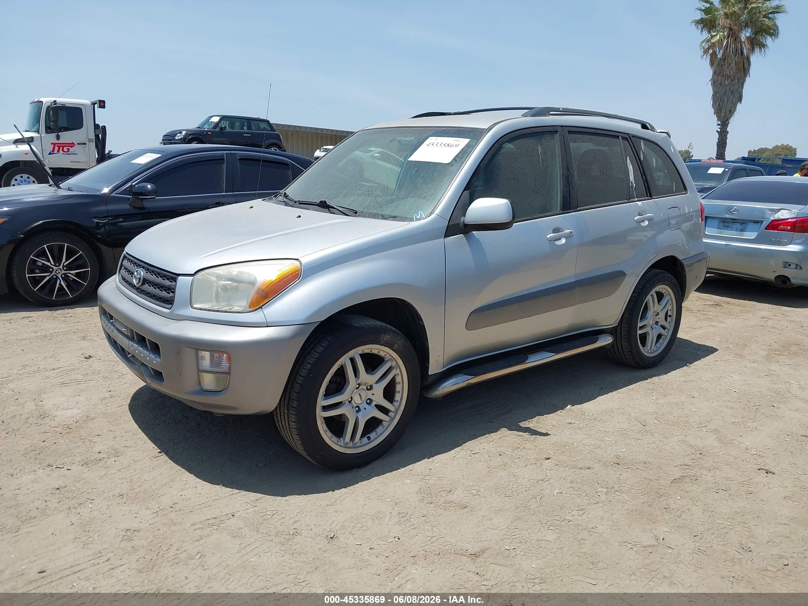 2001 Toyota Rav4   Silver vin: JTEGH20V310041122