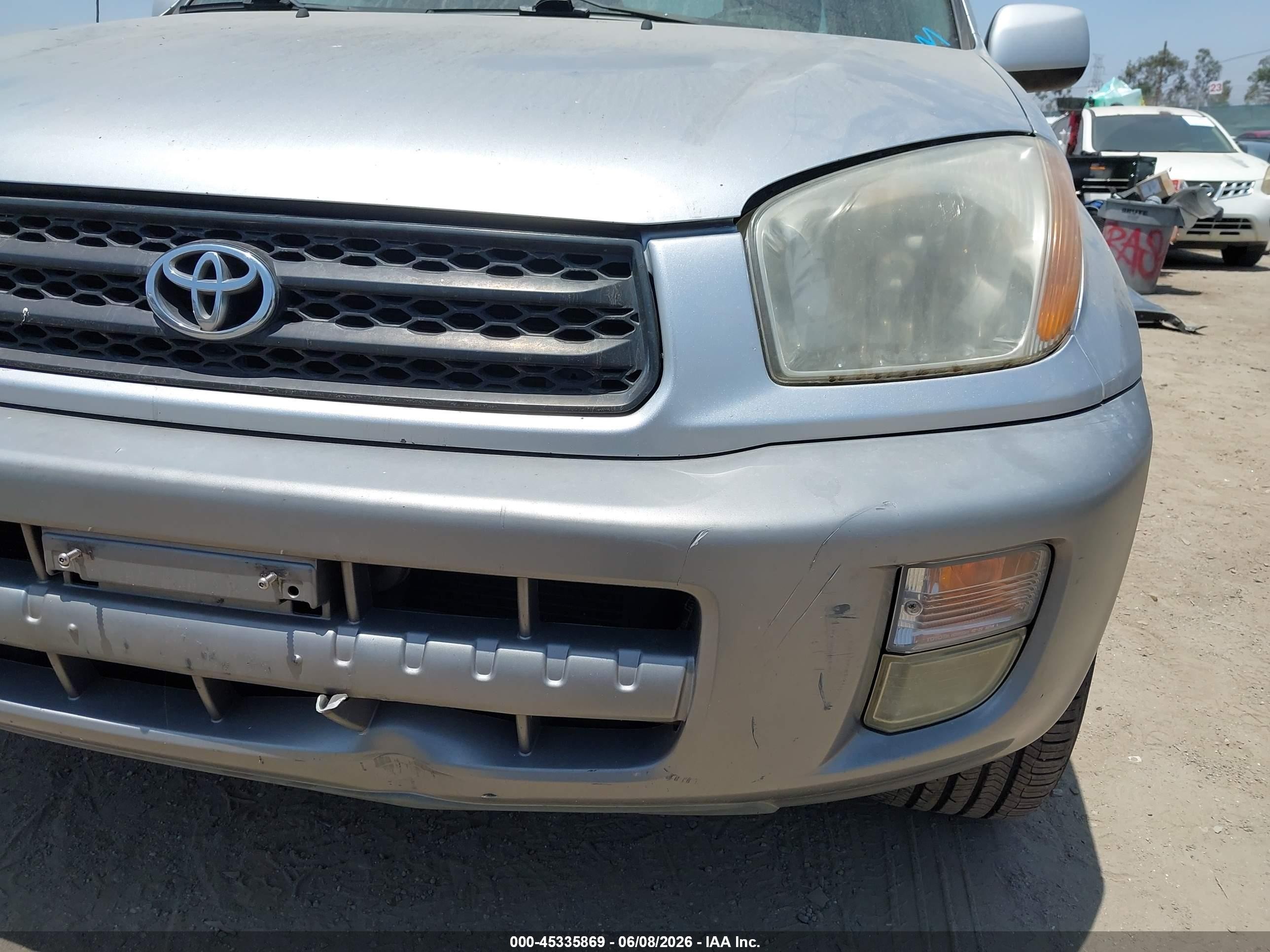 2001 Toyota Rav4   Silver vin: JTEGH20V310041122