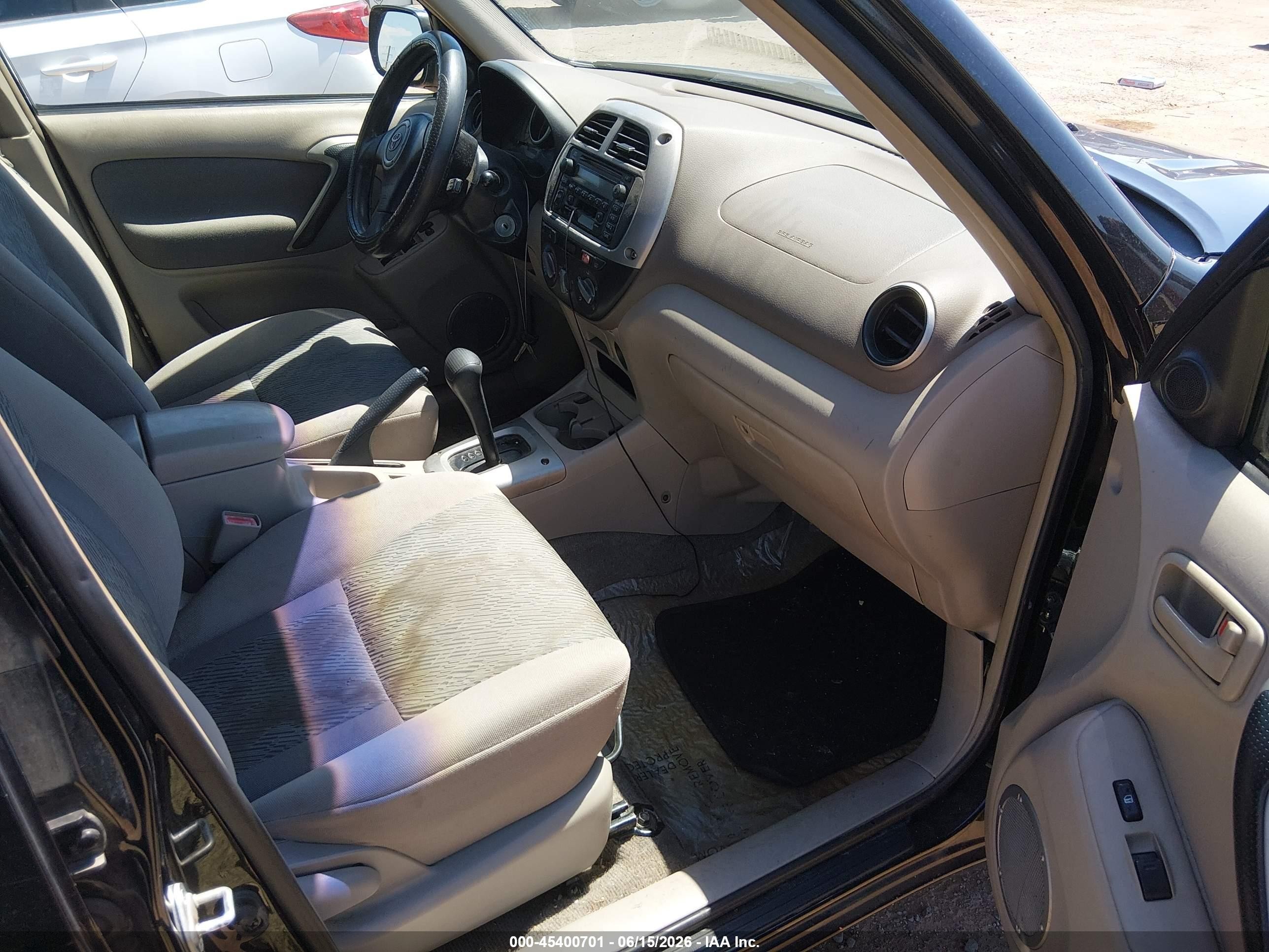 2002 Toyota Rav4 Black vin: JTEGH20V320041896