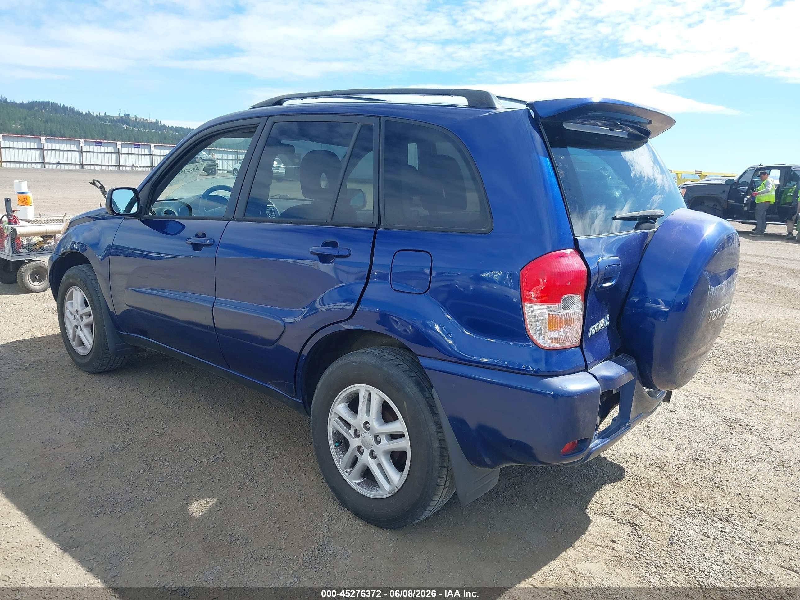 2002 Toyota Rav4   Blue vin: JTEGH20V320047522