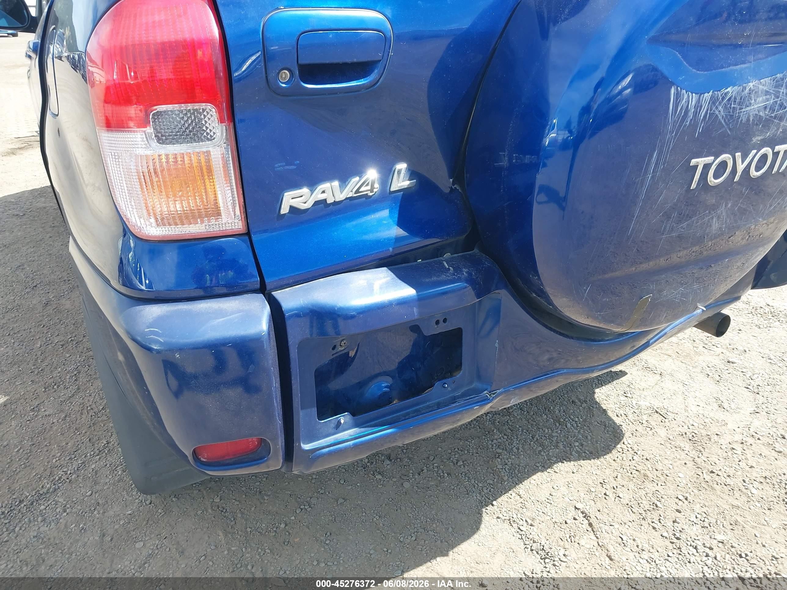 2002 Toyota Rav4   Blue vin: JTEGH20V320047522