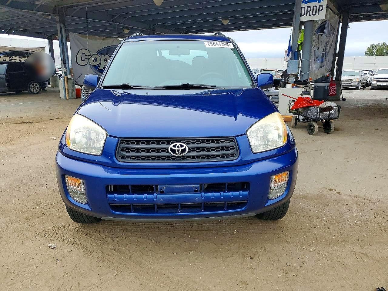 2002 Toyota Rav4 Base Blue vin: JTEGH20V326011245
