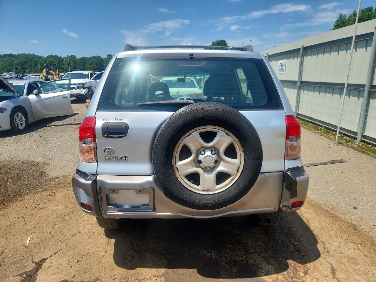 2003 Toyota Rav4 Base Silver vin: JTEGH20V330086161