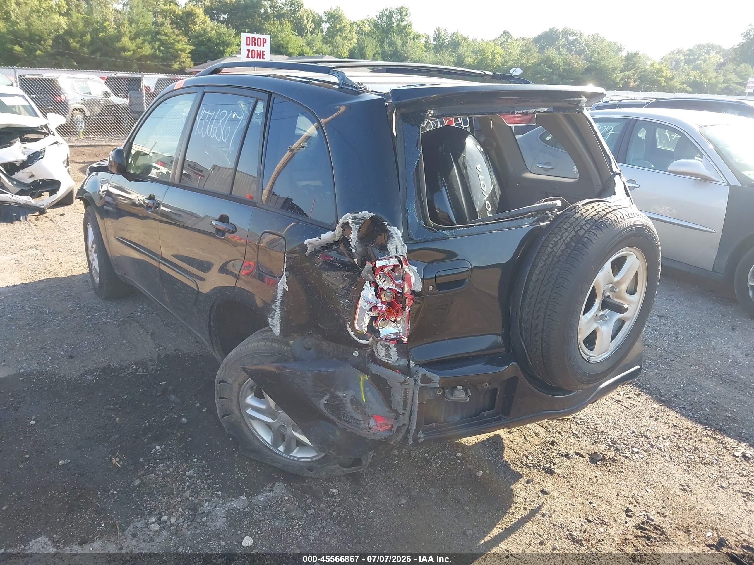 2003 Toyota Rav4   Black vin: JTEGH20V330093997
