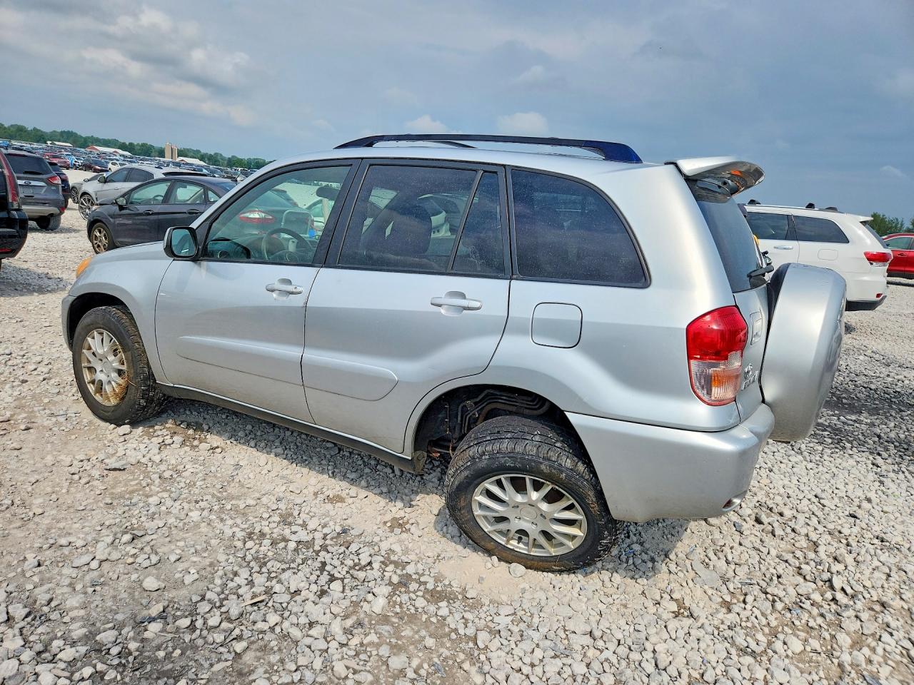 2003 Toyota Rav4 Base Silver vin: JTEGH20V330097080