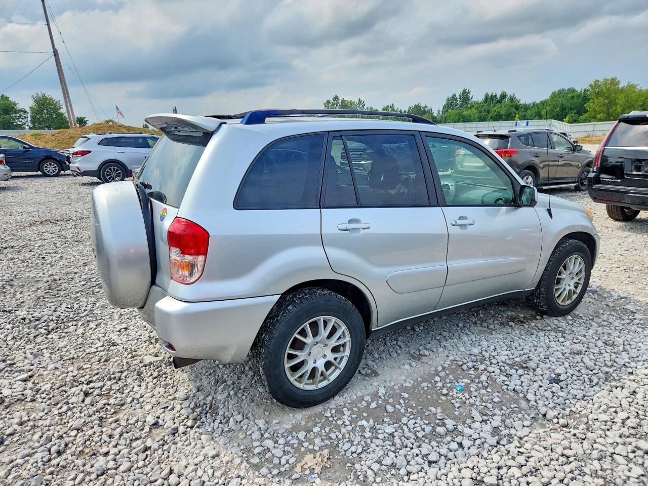 2003 Toyota Rav4 Base Silver vin: JTEGH20V330097080
