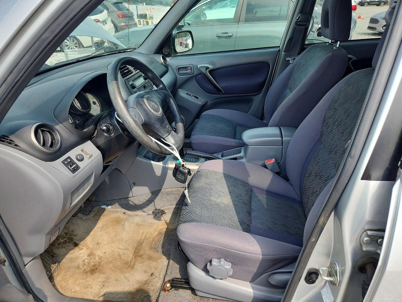 2003 Toyota Rav4 Base Silver vin: JTEGH20V330097080
