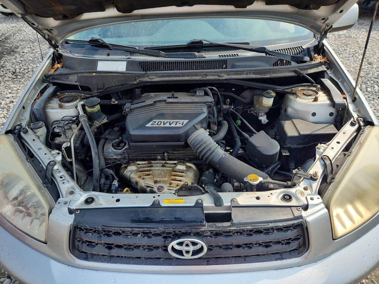 2003 Toyota Rav4 Base Silver vin: JTEGH20V330097080
