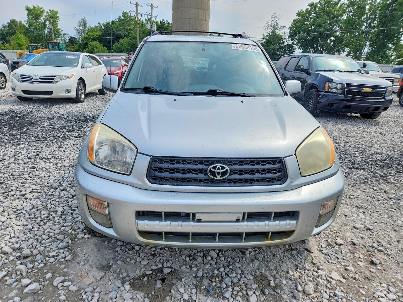 2003 Toyota Rav4 Base Silver vin: JTEGH20V330097080