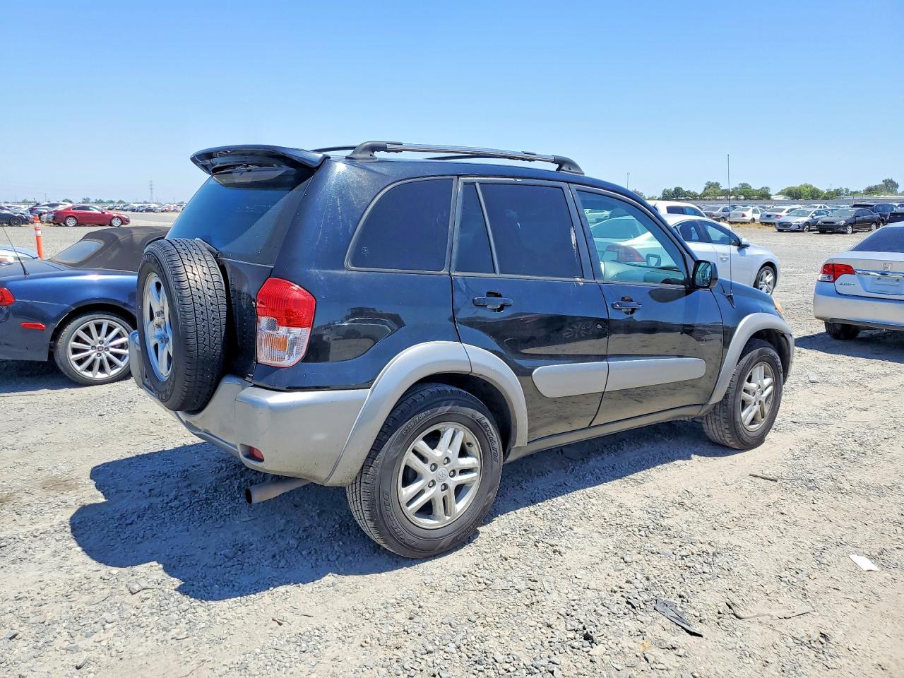 2003 Toyota Rav4 Base Black vin: JTEGH20V330098701