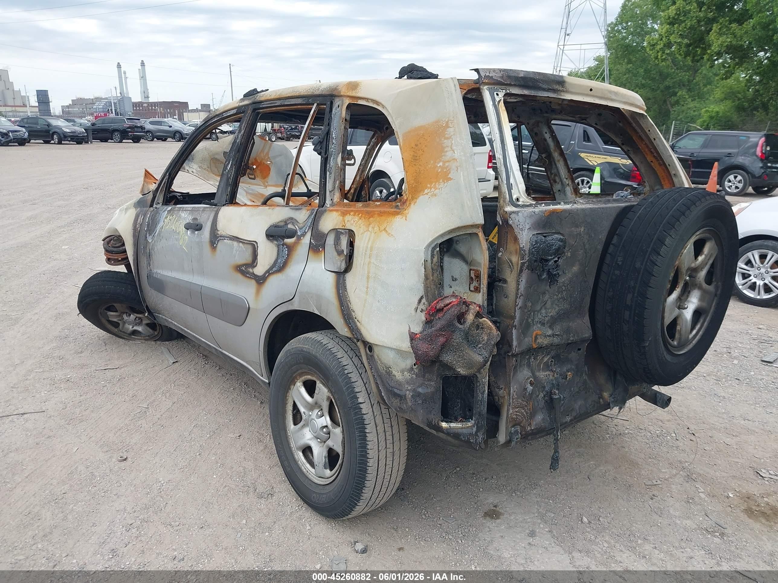 2003 Toyota Rav4   Silver vin: JTEGH20V330110510