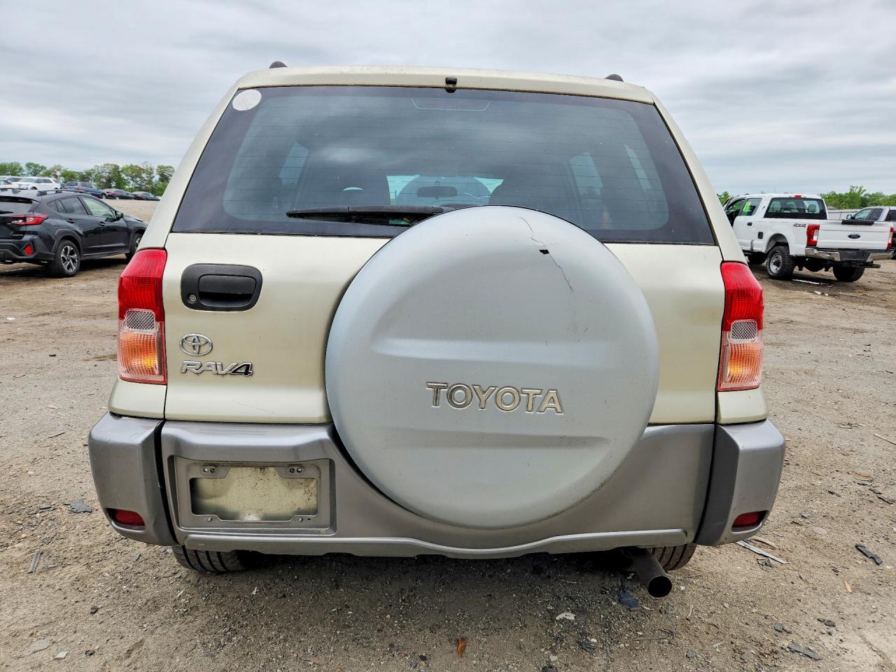 2003 Toyota Rav4 Base Beige vin: JTEGH20V330113763