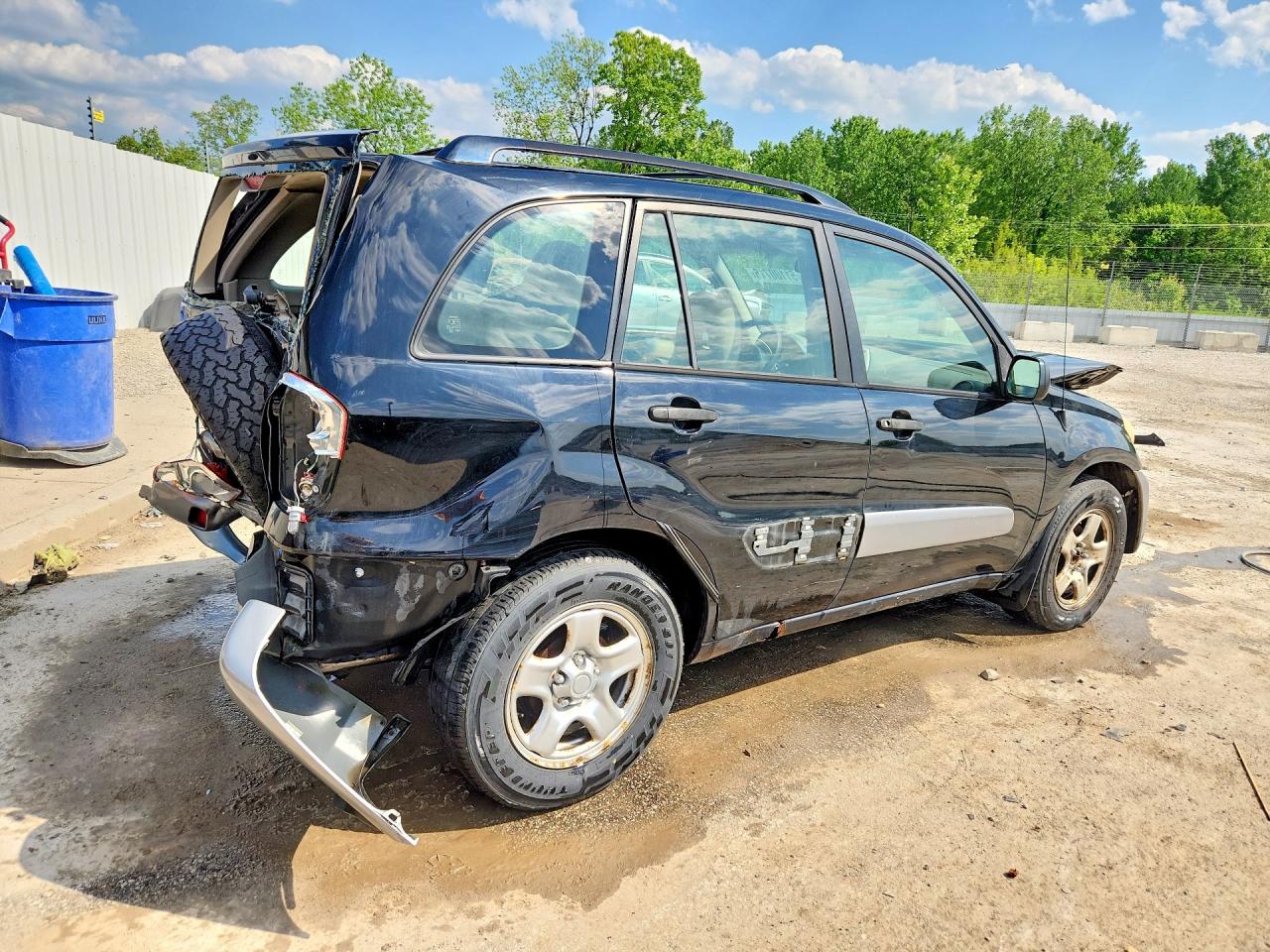 2003 Toyota Rav4 Base Black vin: JTEGH20V336013241