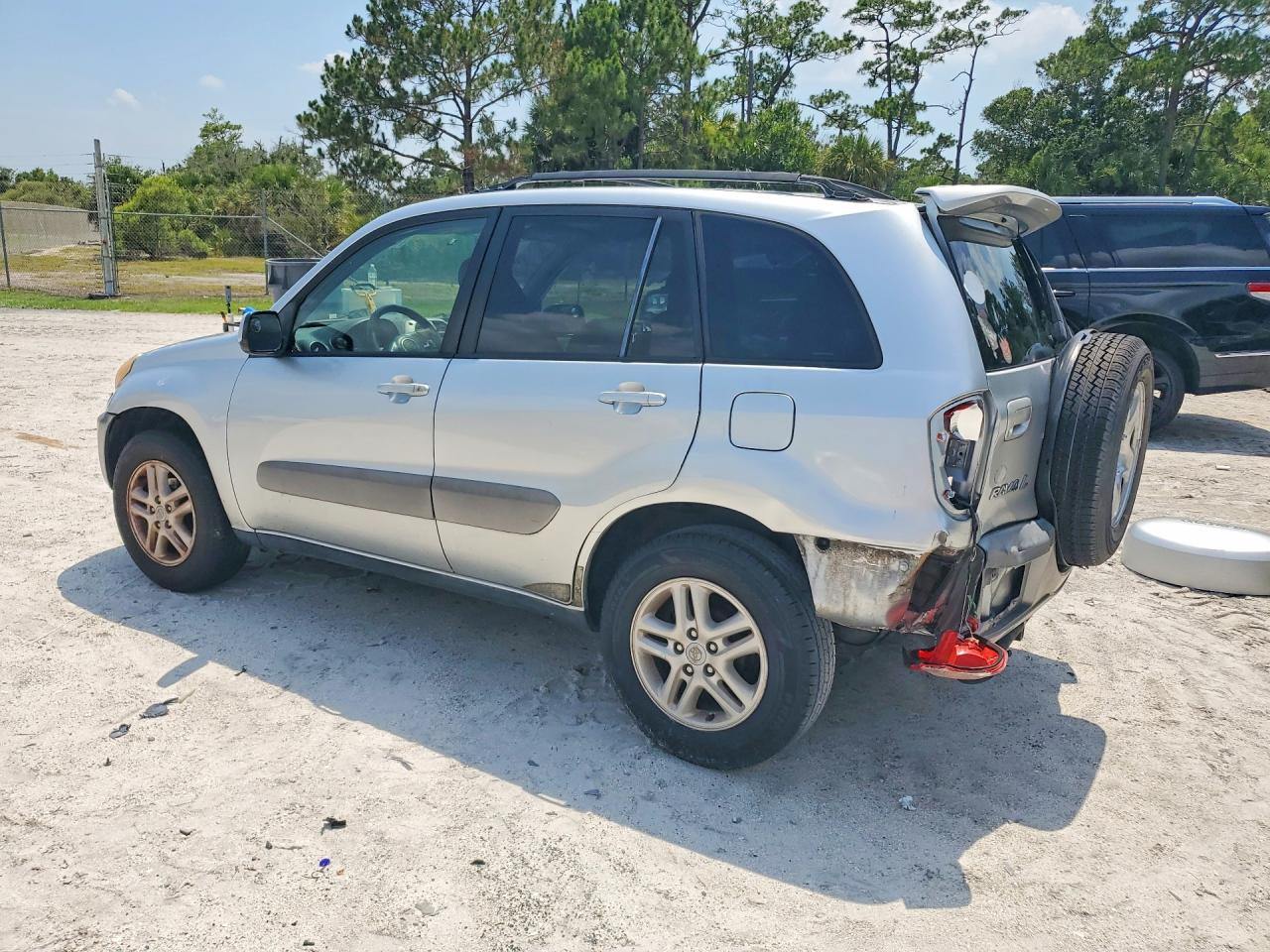 2001 Toyota Rav4 Base Silver vin: JTEGH20V410024572