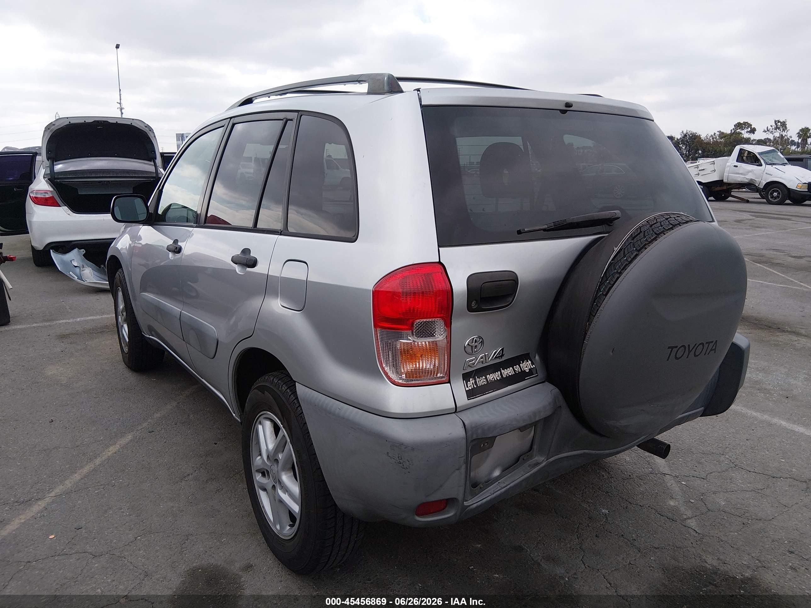 2001 Toyota Rav4   Silver vin: JTEGH20V410028007