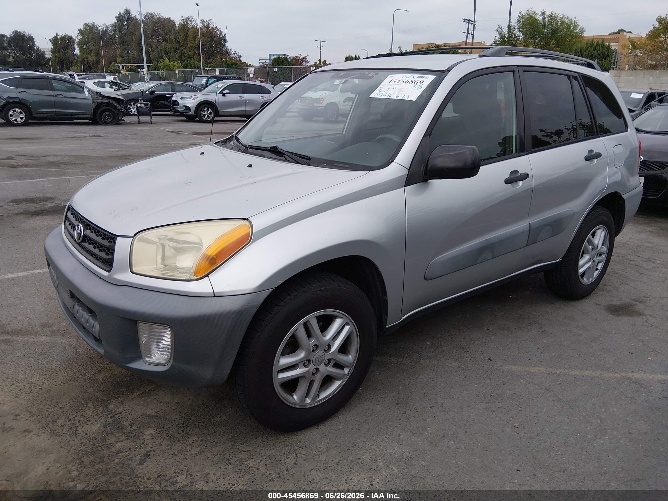 2001 Toyota Rav4   Silver vin: JTEGH20V410028007