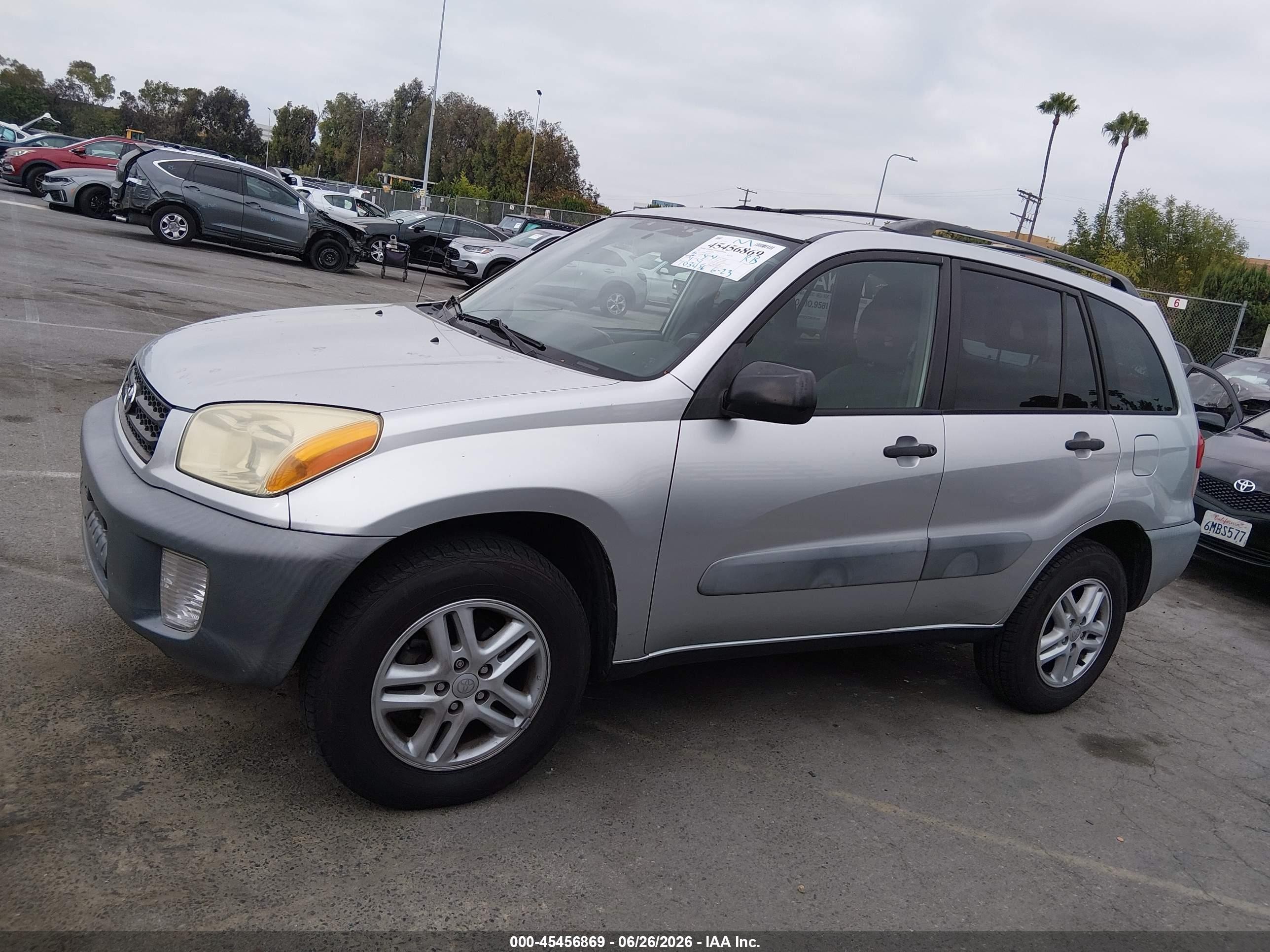 2001 Toyota Rav4   Silver vin: JTEGH20V410028007