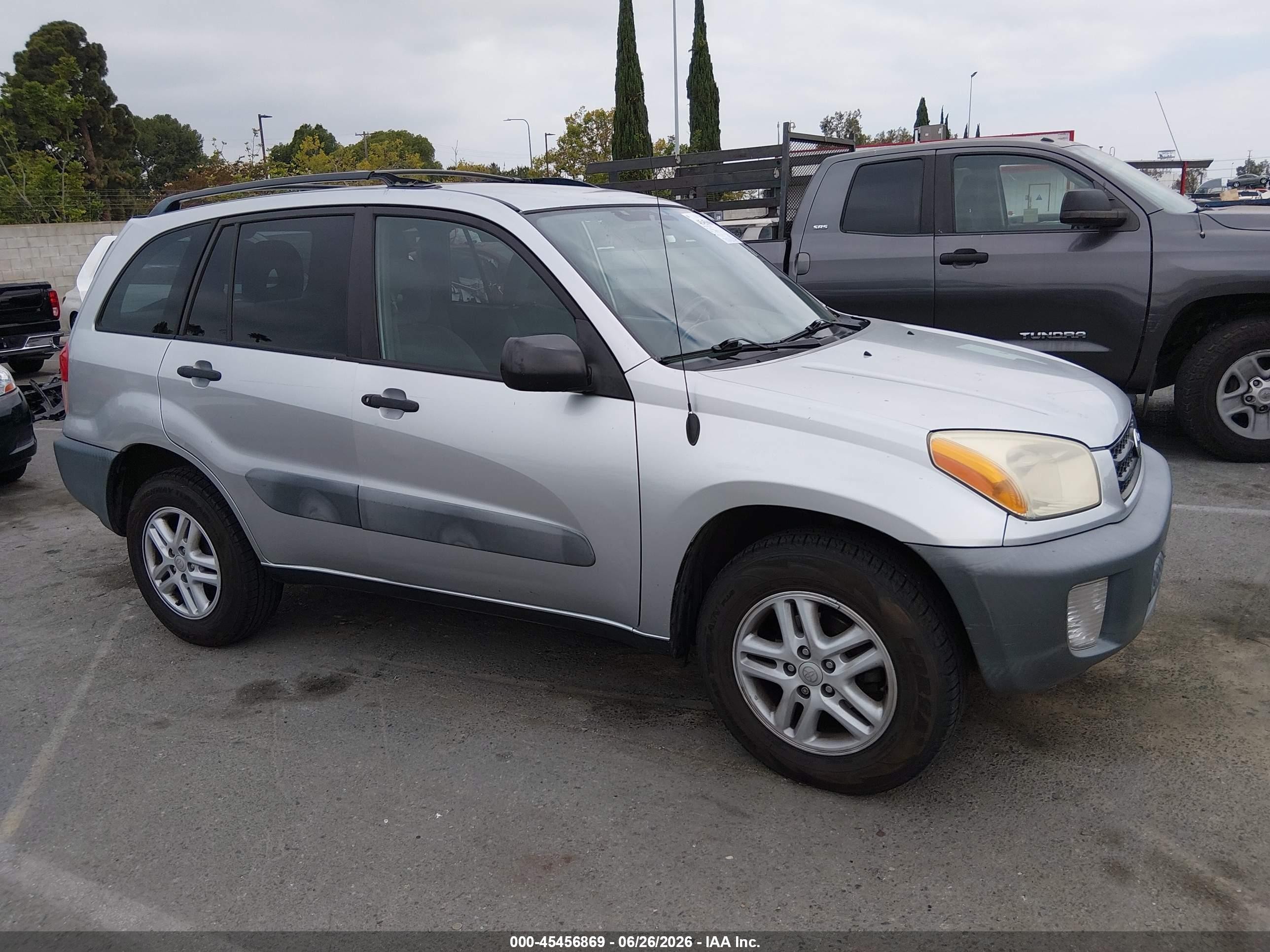 2001 Toyota Rav4   Silver vin: JTEGH20V410028007