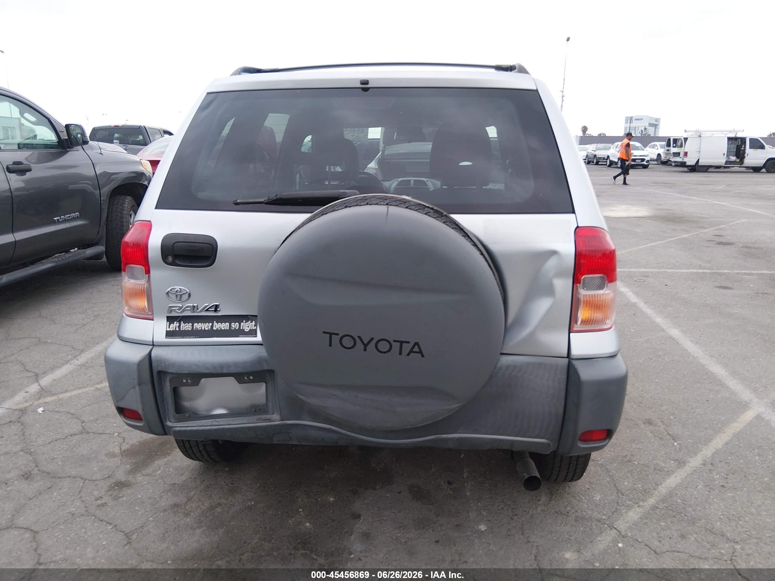 2001 Toyota Rav4   Silver vin: JTEGH20V410028007