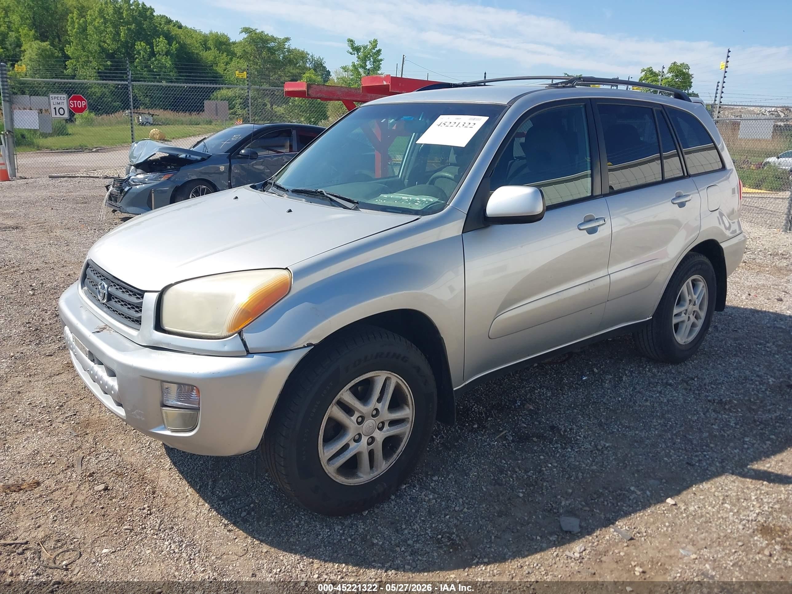 2002 Toyota Rav4   Silver vin: JTEGH20V420044077