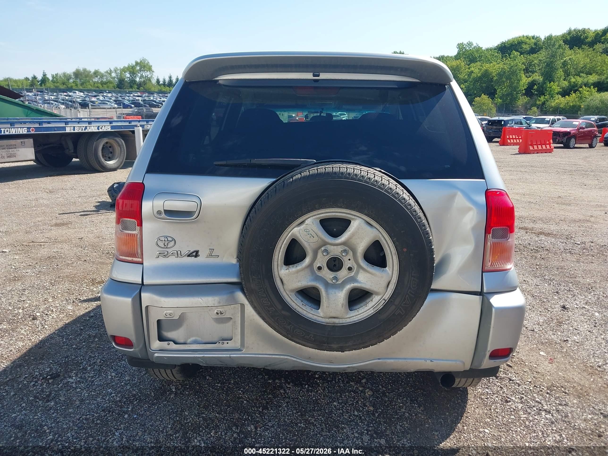 2002 Toyota Rav4   Silver vin: JTEGH20V420044077