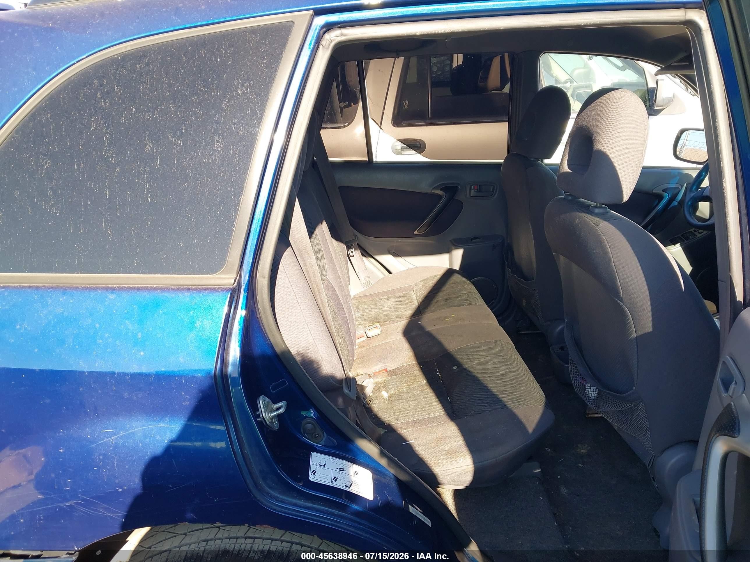 2002 Toyota Rav4   Blue vin: JTEGH20V420058786