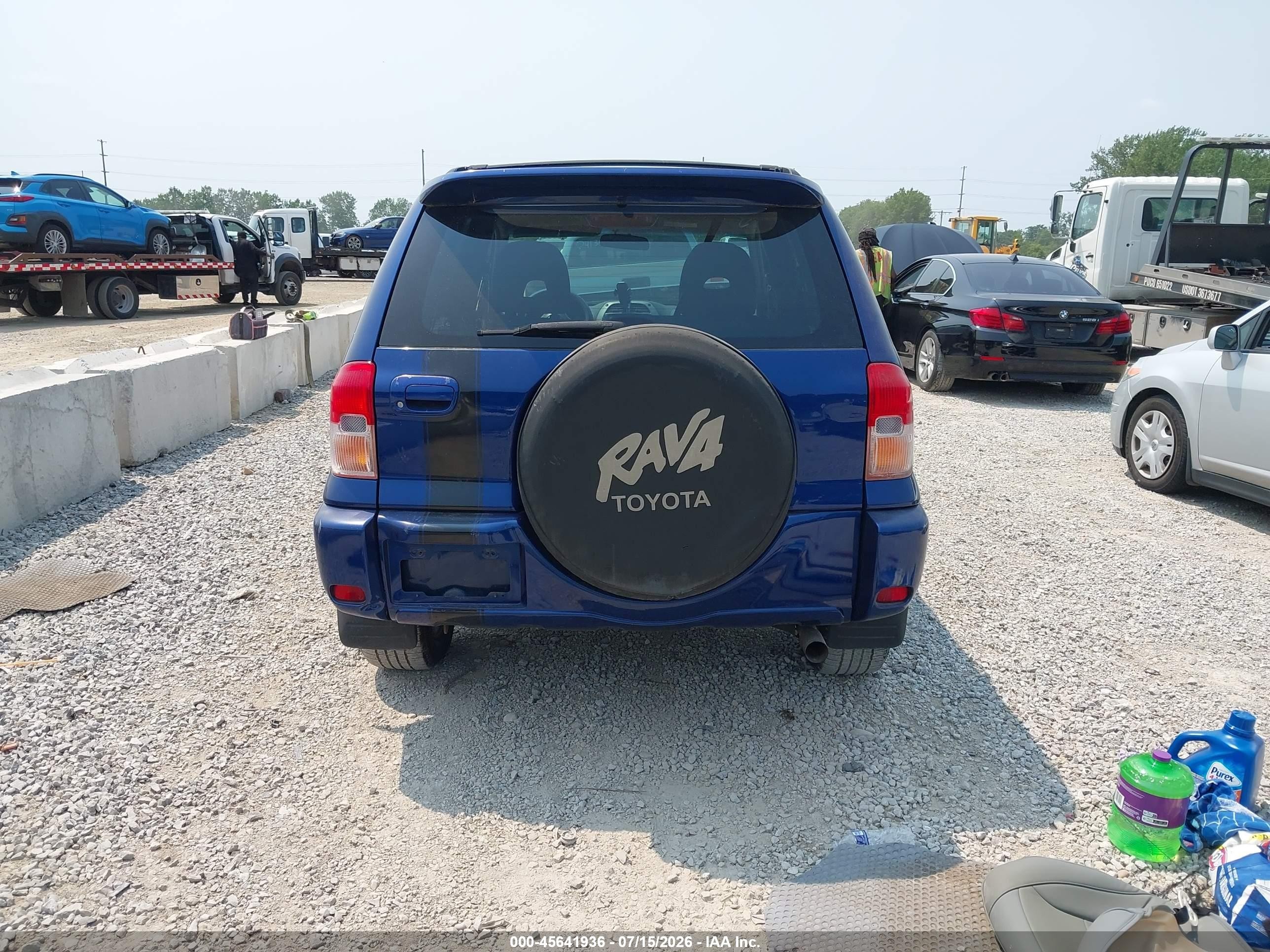 2002 Toyota Rav4   Blue vin: JTEGH20V426002635