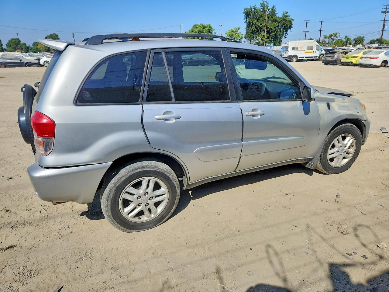 2003 Toyota Rav4 Base Silver vin: JTEGH20V430089750