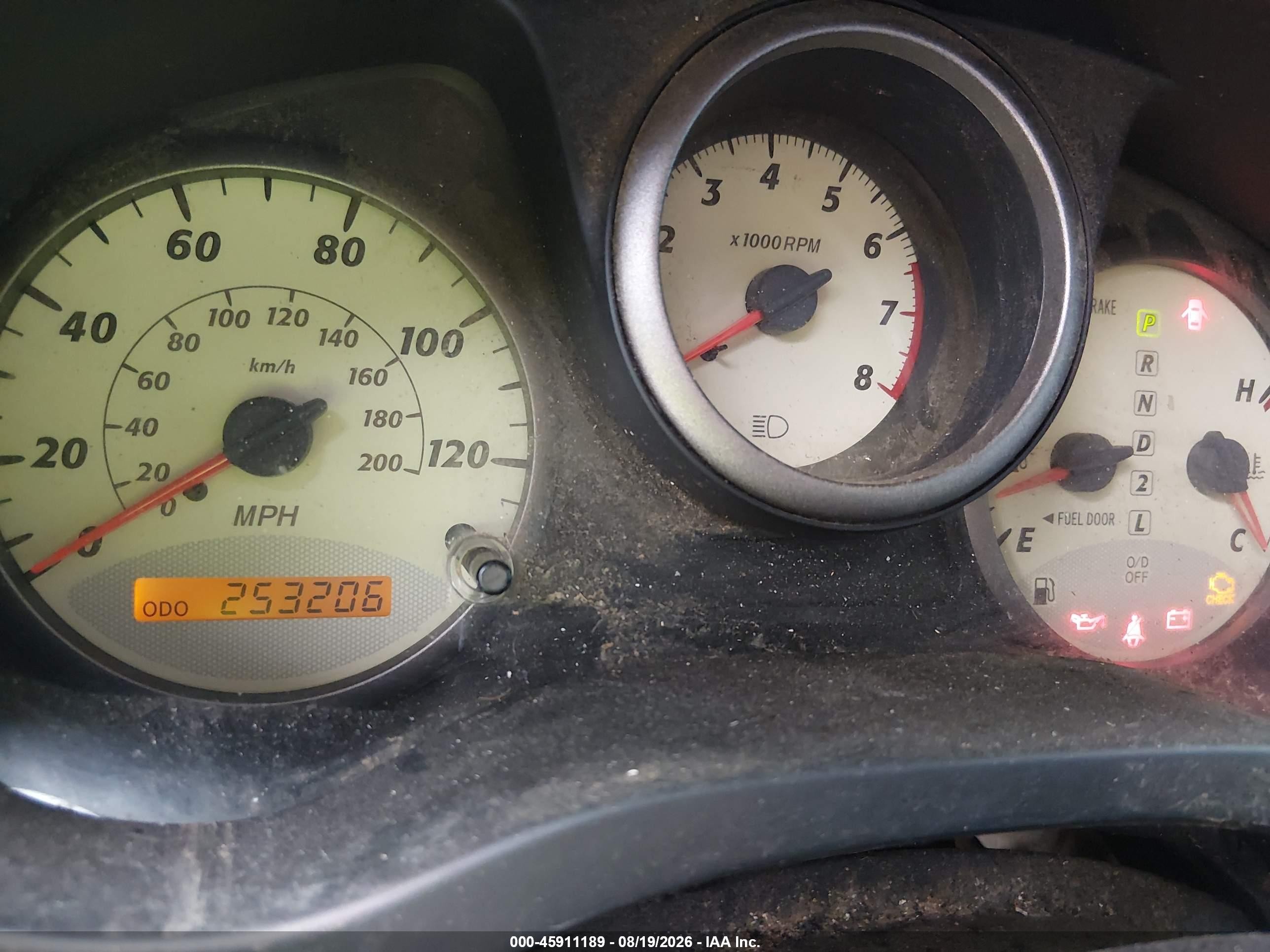 2003 Toyota Rav4   Black vin: JTEGH20V430090980